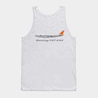 Classic South African Airways 747-244 Tank Top